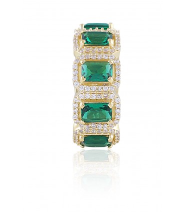 Emerald Glitter Regale Ring