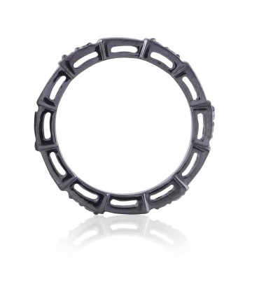 Black Rhodium Ring of Fortune