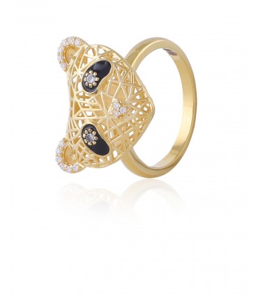 Happy Panda Animal Theme Ring