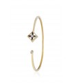 Diamond Blossom Twist Bracelet, Gold