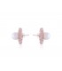 Delicate Filigree Flower Blossom Pearl- Rose