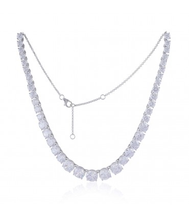 Hallo Sparkling Tennis Necklace